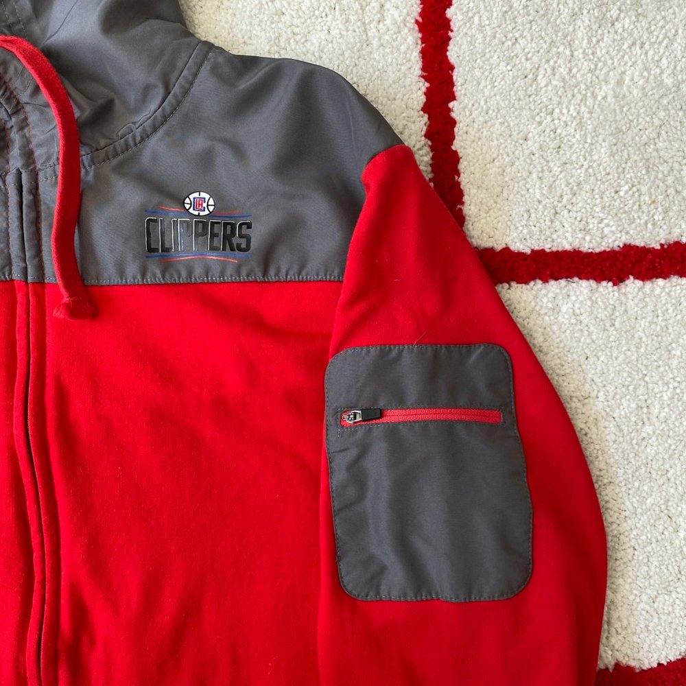 NBA LA Clippers Full Zip Fleece Full Zip Jacket - Picture 4 of 5